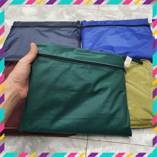 Áo mưa vải dù kín người siêu bền 1 người áo mưa không xẻ tà h077 nakha