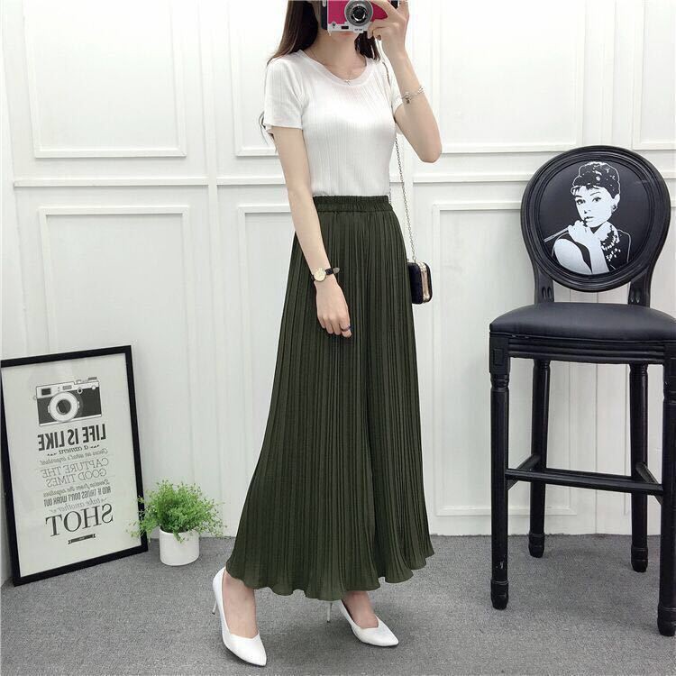 Quần Chiffon Nữ Ống Rộng Palazo Thời Trang | BigBuy360 - bigbuy360.vn