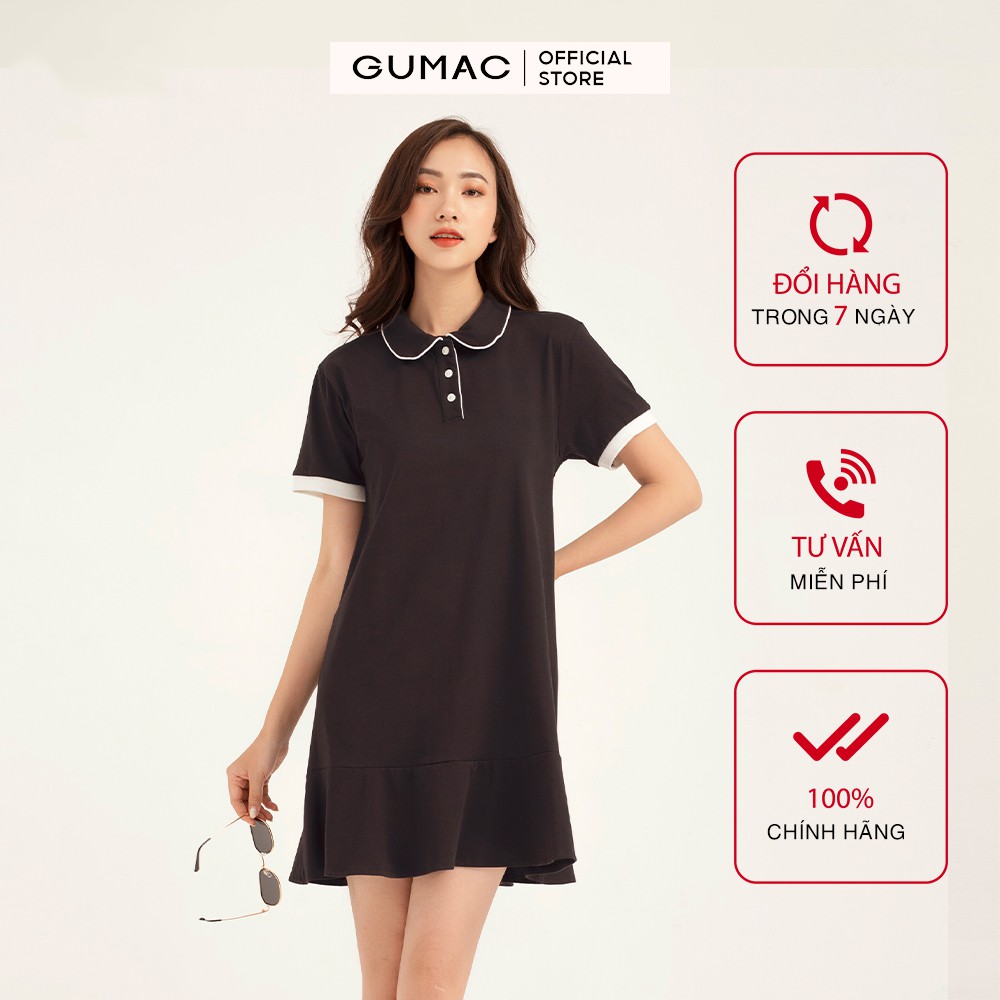 Đầm suông nữ GUMAC đuôi cá đủ màu đủ size, phong cách trẻ trung năng động DB1113