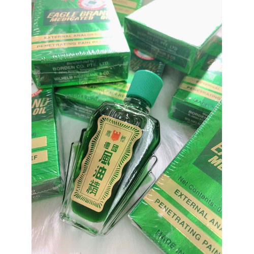 Dầu Gió Nước Xanh 2 Nắp Eagle Brand 24ml