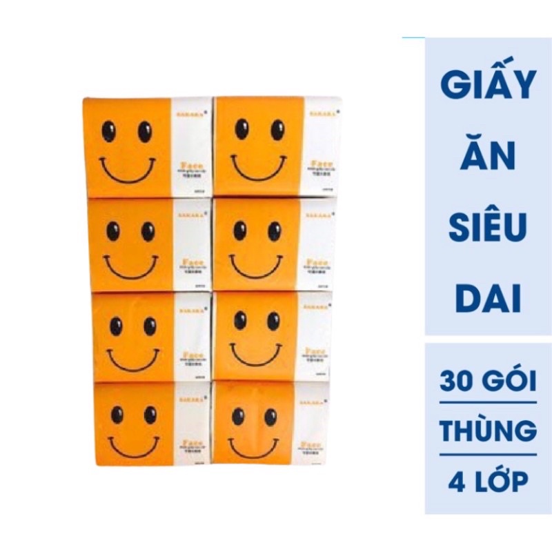 combo 10 gói giấy ăn Sakara 4lớp siêu dai hàng nhập khẩu chính hãng