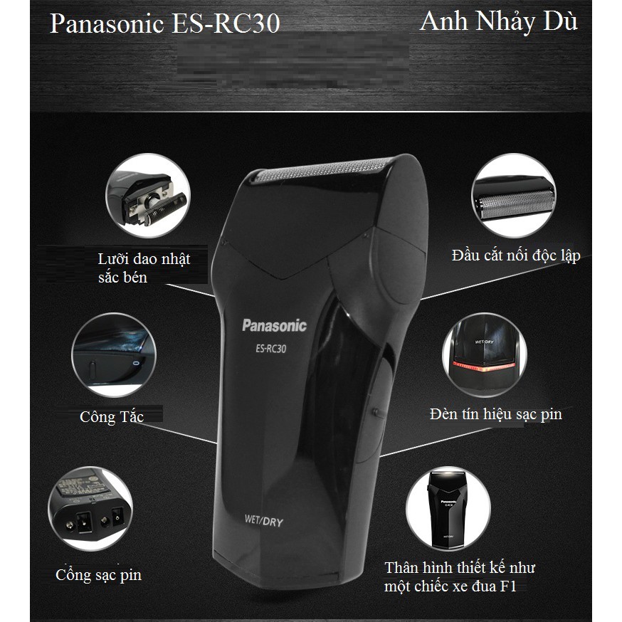 Máy cạo râu Panasonic ES RC30 - Nhập khẩu chính hãng