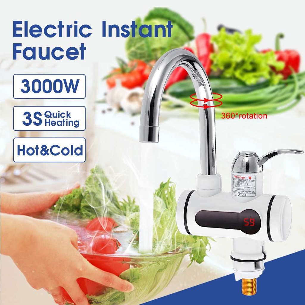 Máy Làm Nóng Nước KAW Trực Tiếp Tại Vòi Water Warm HD-02, Vòi Nước Nóng Trực Tiếp - Làm Nóng Nhanh, An Toàn [BH 1 Đổi 1]