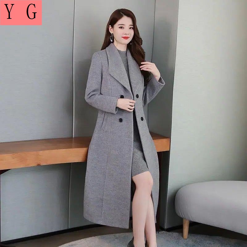 Áo Khoác Gió Dáng Dài Qua Gối Dày Dặn Phong Cách Thời Trang Xuân Thu Mới 2022