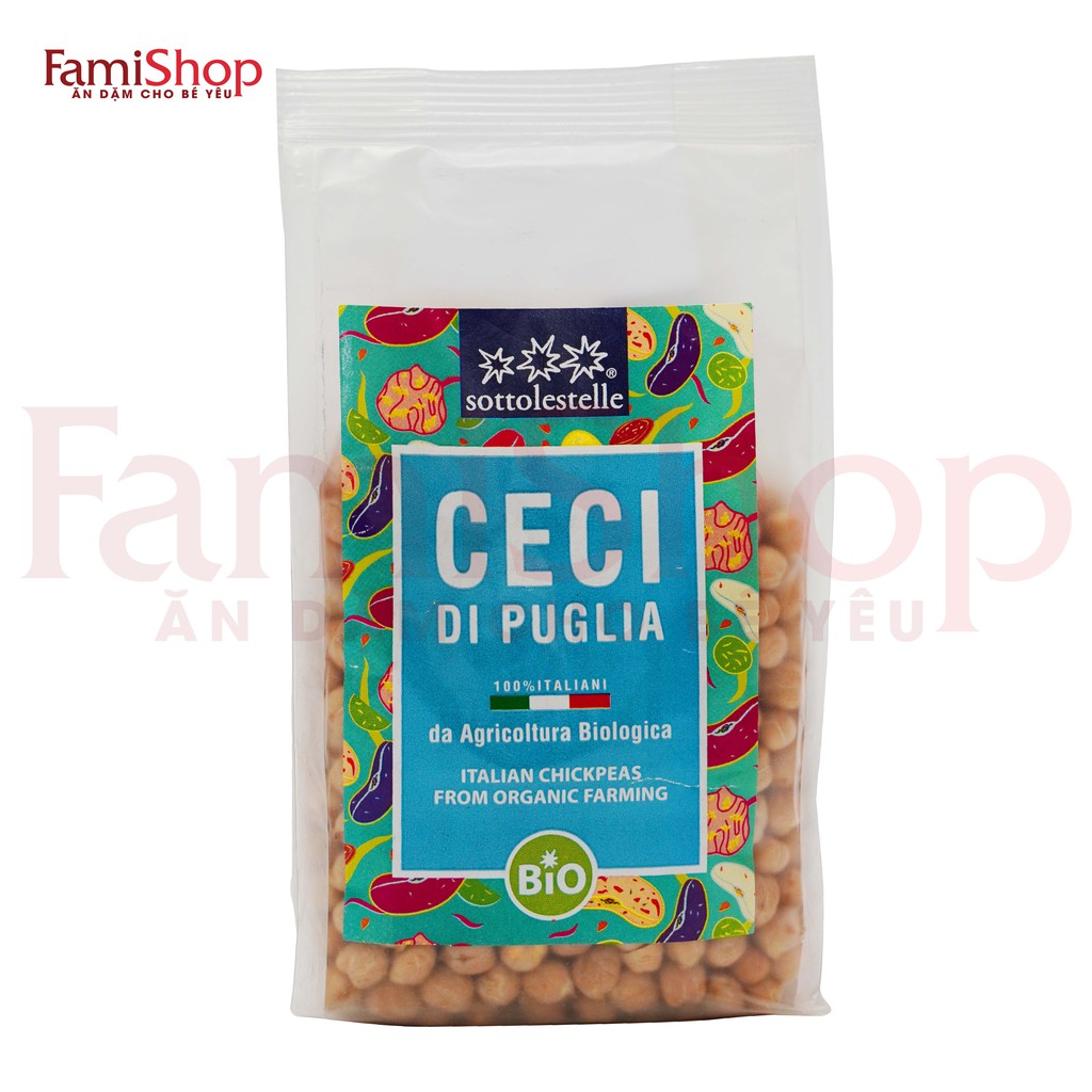 FamiShop Đậu gà hữu cơ Sottolestelle 400g