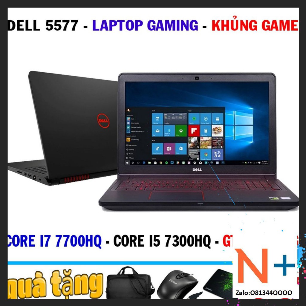 Laptop dell 5577 core i7 7700hq,ram 8g,ssd+hdd,VGA GXT