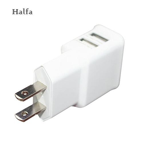Bộ Sạc 2 Cổng Usb 5V 2.1A Phích Cắm Us Cho Samsung Iipad Ipod | BigBuy360 - bigbuy360.vn