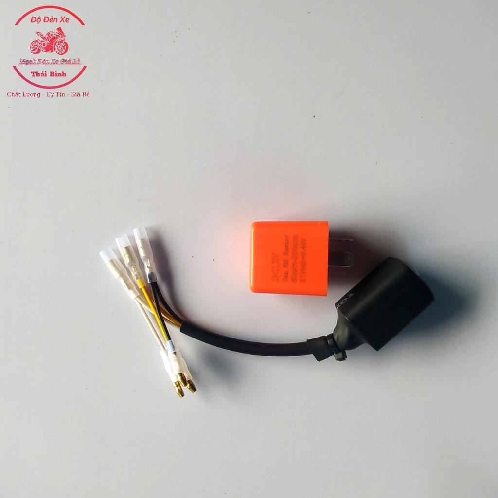 Mạch hazard raider satria, Mạch ưu tiên kèm cục chớp điện tử lắp như zin trên công tắc zin