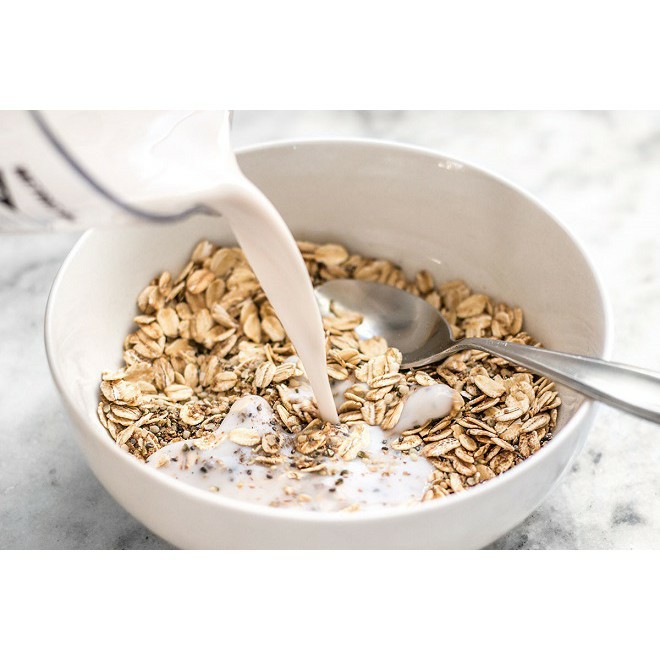 Yến Mạch Úc tươi ăn liền cán dẹt giảm cân ăn kiêng hữu cơ Healthy gói 250g - Natural Meal | BigBuy360 - bigbuy360.vn