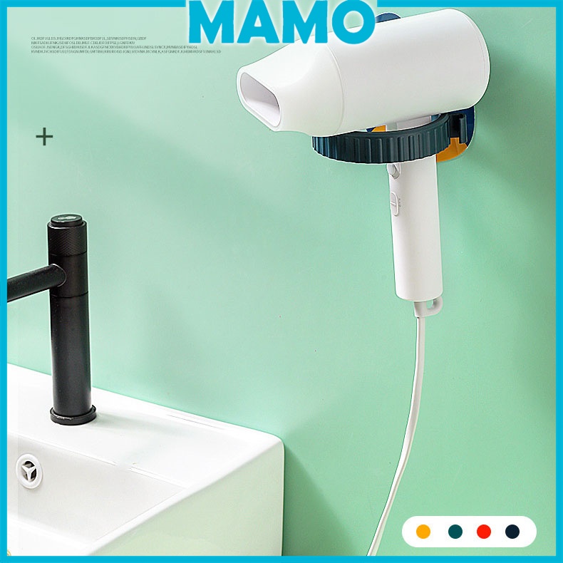 Kệ treo máy sấy tóc dán tường nhiều màu sắc siêu cute kệ phòng tắm giá treo máy sấy tóc đồ gia dụng móc treo nhà tắm 97