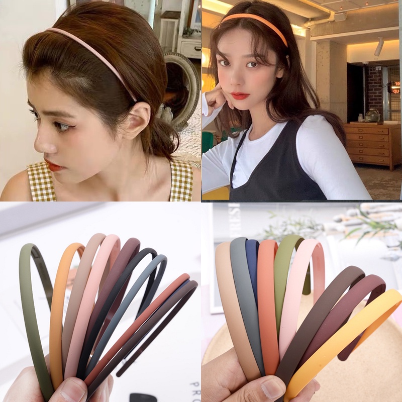 Chất Lượng Cao Băng Đô Mỏng Viền Rộng Chống Trượt Răng Cưa Dạng Nhấn Răng Trang Điểm Rửa Mặt Trang Điểm Trường Tiểu Học