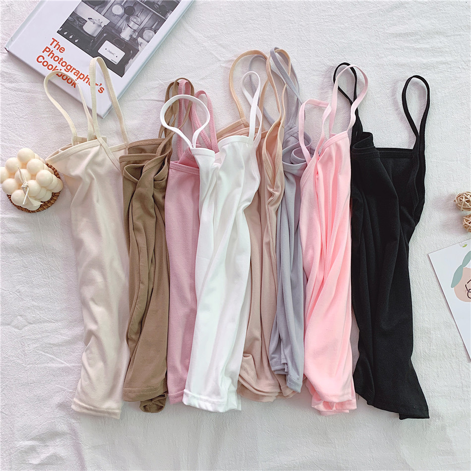 Áo Hai Dây Màu Trơn Thời Trang Mùa Thu | BigBuy360 - bigbuy360.vn