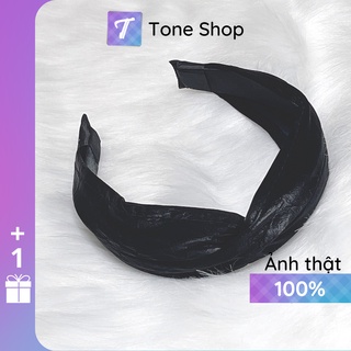 Băng đô cài tóc basic đen và trắng trơn thương hiệu Tone Shop - B333
