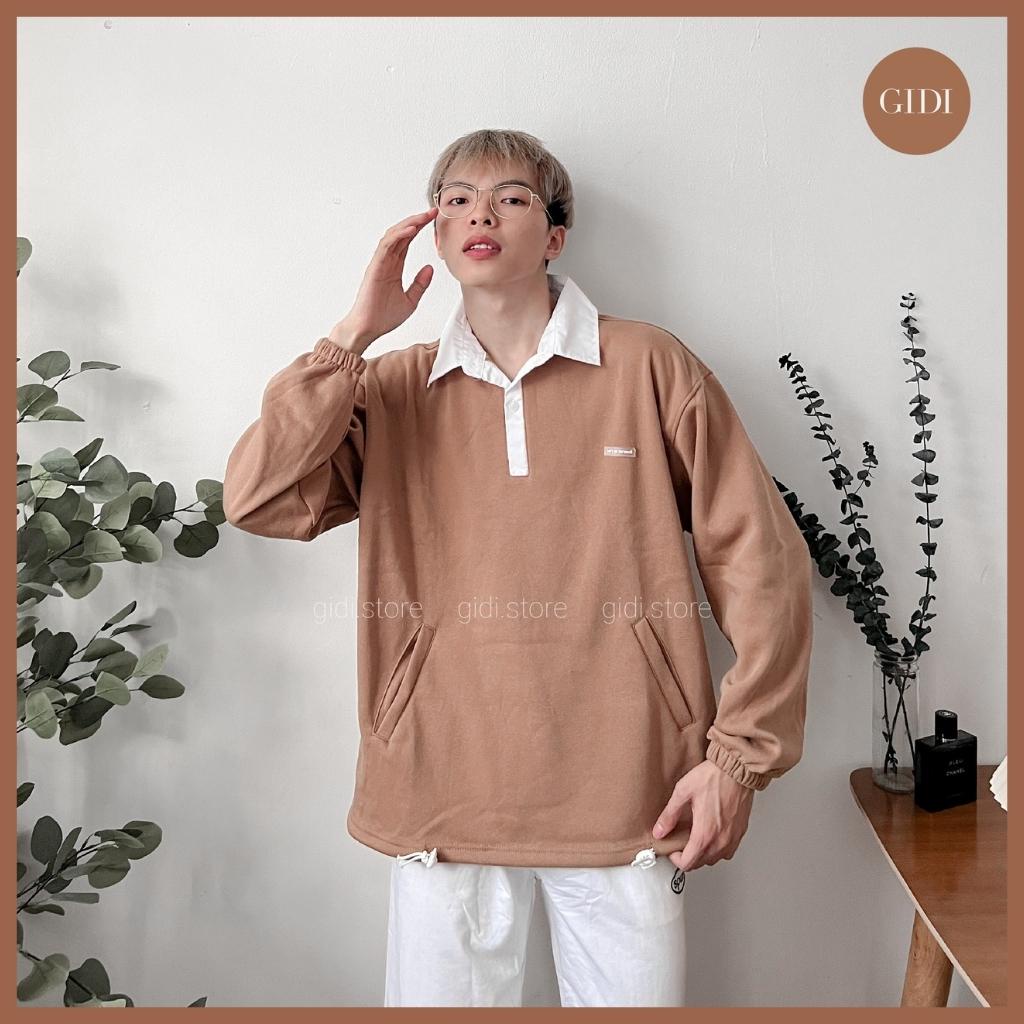 Áo Sweater POLO TAG Nam Nữ Unisex Form Rộng Vải Nỉ Bông dày dặn Phong Cách Ulzzang