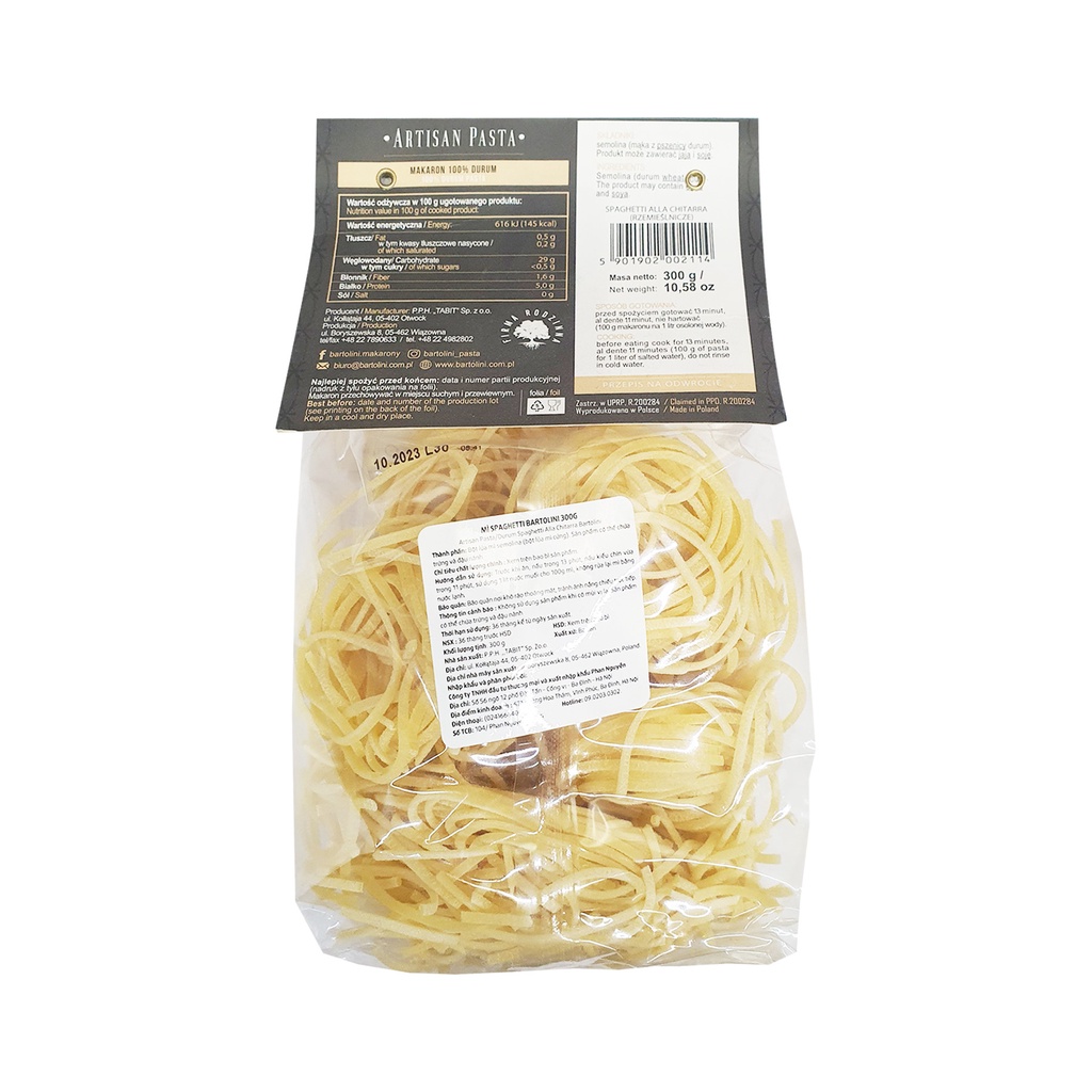 Mì Spaghetti Bartolini 300g