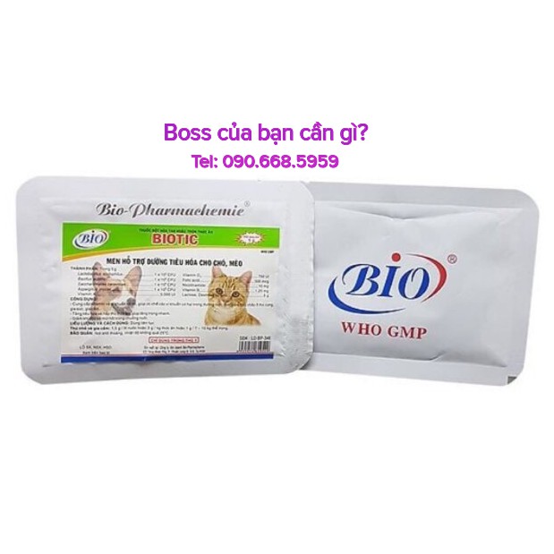 Men tiêu hoá BIOTIC cho chó mèo