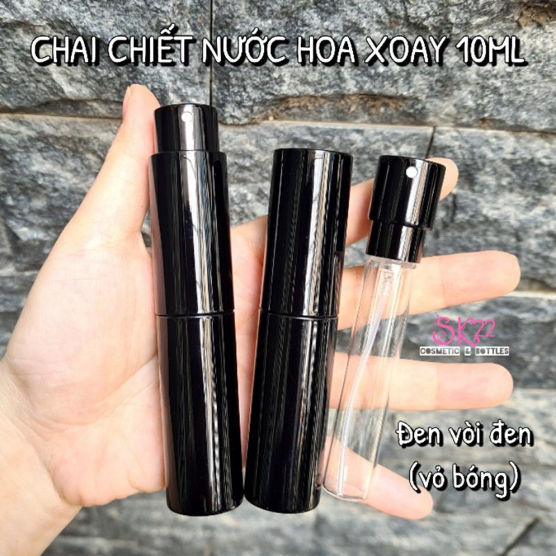 ❤[TẶNG VÒI CHIẾT]CHAI CHIẾT NƯỚC HOA XOAY 10ML❤ | Thế Giới Skin Care