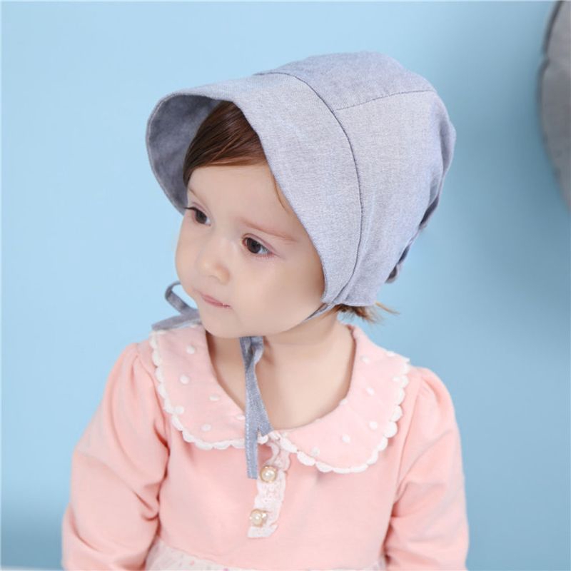 Mũ Beanie Đính Nơ Xinh Xắn Cho Bé Gái