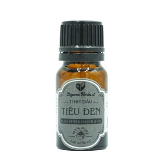 Tinh Dầu Tiêu Đen Nguyên Chất Organic Herbs (Pepper Black Essential Oil) 10ml