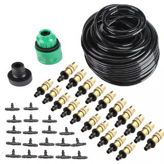 Bộ KIT Phun Sương Tưới Cây 20 Béc Bằng Đồng Cao Cấp AZONE