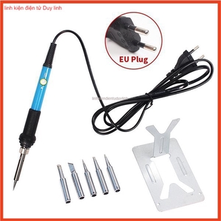 Mỏ hàn có điều chình nhiệt độ 936 - 60W + 5 mũi hàn + giá đỡ mỏ hàn + Bọt biển .