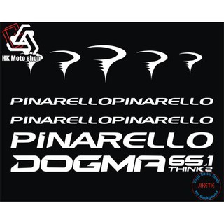 Decal dán xe đạp leo núi thương hiệu PINARELLO