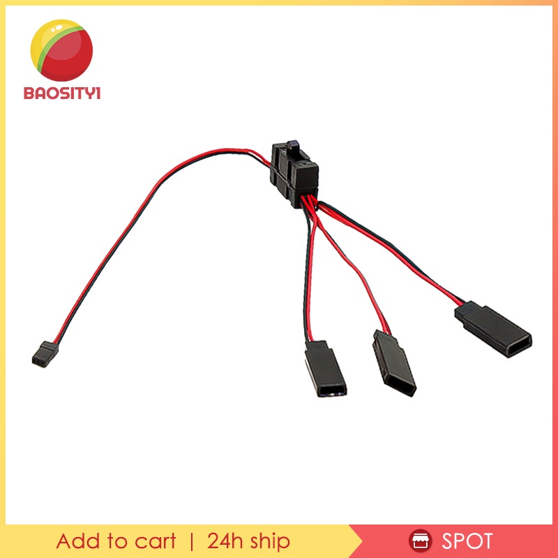 Cáp Chia Chữ Y 4 Pin 1 Sang 3 Servo Cho Máy Bay Điều Khiển Từ Xa