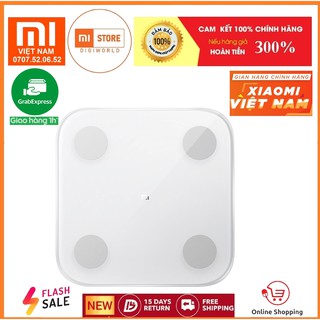 Cân Xiaomi Body Fat Composition Scale 2 / Theo dõi qua App - Chính hãng Digiworld - bảo hành 12 tháng