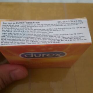 Bao Cao Su Durex Sensation