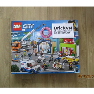 LEGO City 60233 Khai Trương Cửa Hàng Bánh Donut