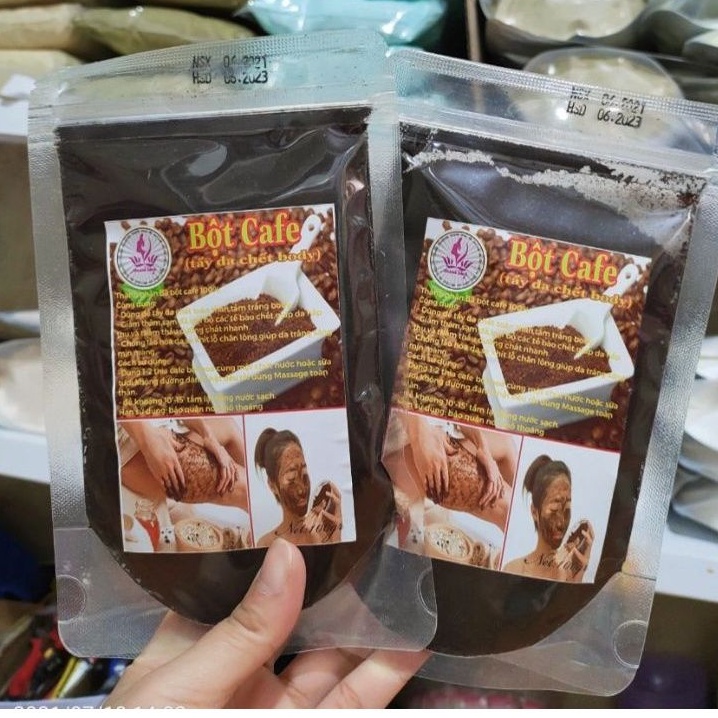 100g bột cafe tẩy da chết handmade