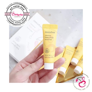 Kem chống nắng Innisfree Intensive Triple Shield Sunscreen SPF50+ PA++++ Mini Size 10ml