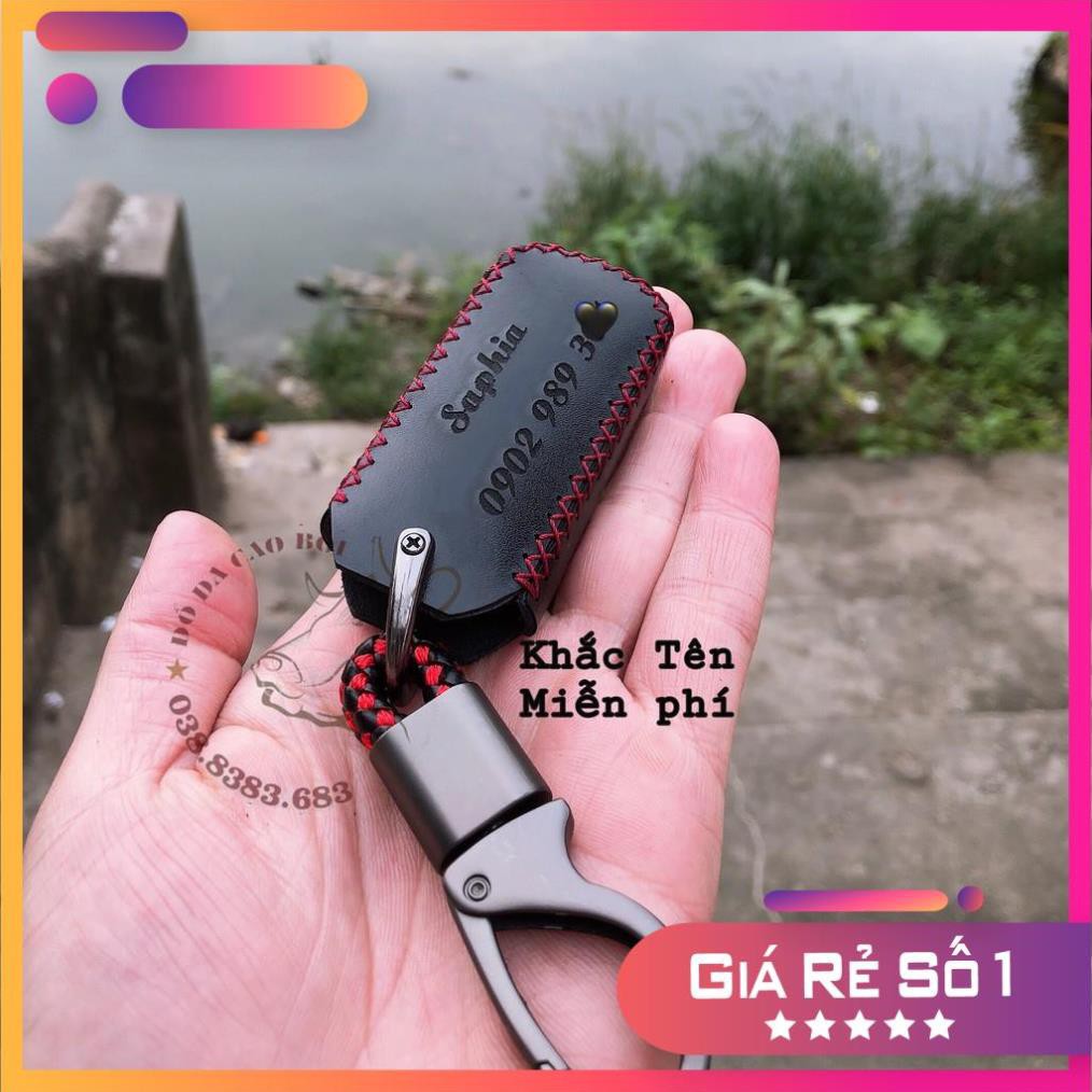 Bao Da Chìa Khóa Xe SH, SH Mode, PCX...Da Bò Tự Nhiên Nhiều Màu Sắc, Có Kèm Móc Sịn Sò...