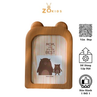 Khung ảnh để bàn,Treo tường ZOKIDS khung tranh trang trí Decor phòng cho bé
