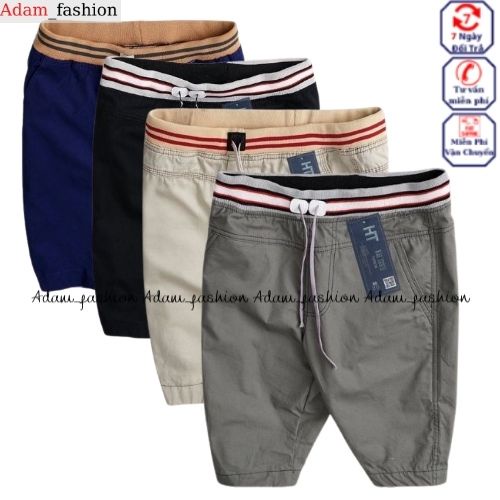 Quần short chun kaki - Chất liệu kaki mềm mịn, dầy dặn, mặc cực kỳ thoải mái, thoáng mát, mặc là thích ngay Adam_fashion