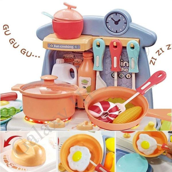 [Mã BMBAU50 giảm 10% đơn 99k] Bộ đồ chơi hướng nghiệp nấu ăn nhà bếp cho bé từ 3 tới 8 tuổi Toyshouse 889173
