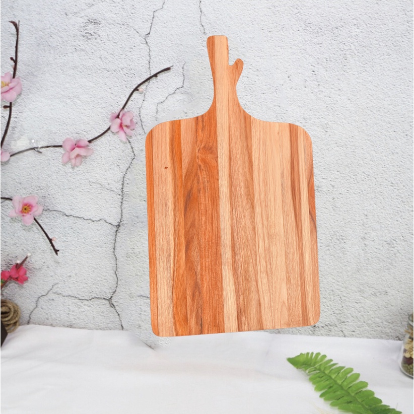 Thớt gỗ Chef Teak Đẳng Cấp Âu Mỹ 450x250x25 mm- Dùng Cắt Thái Chặt Hoặc Trang Trí Thức Ăn Goodwood