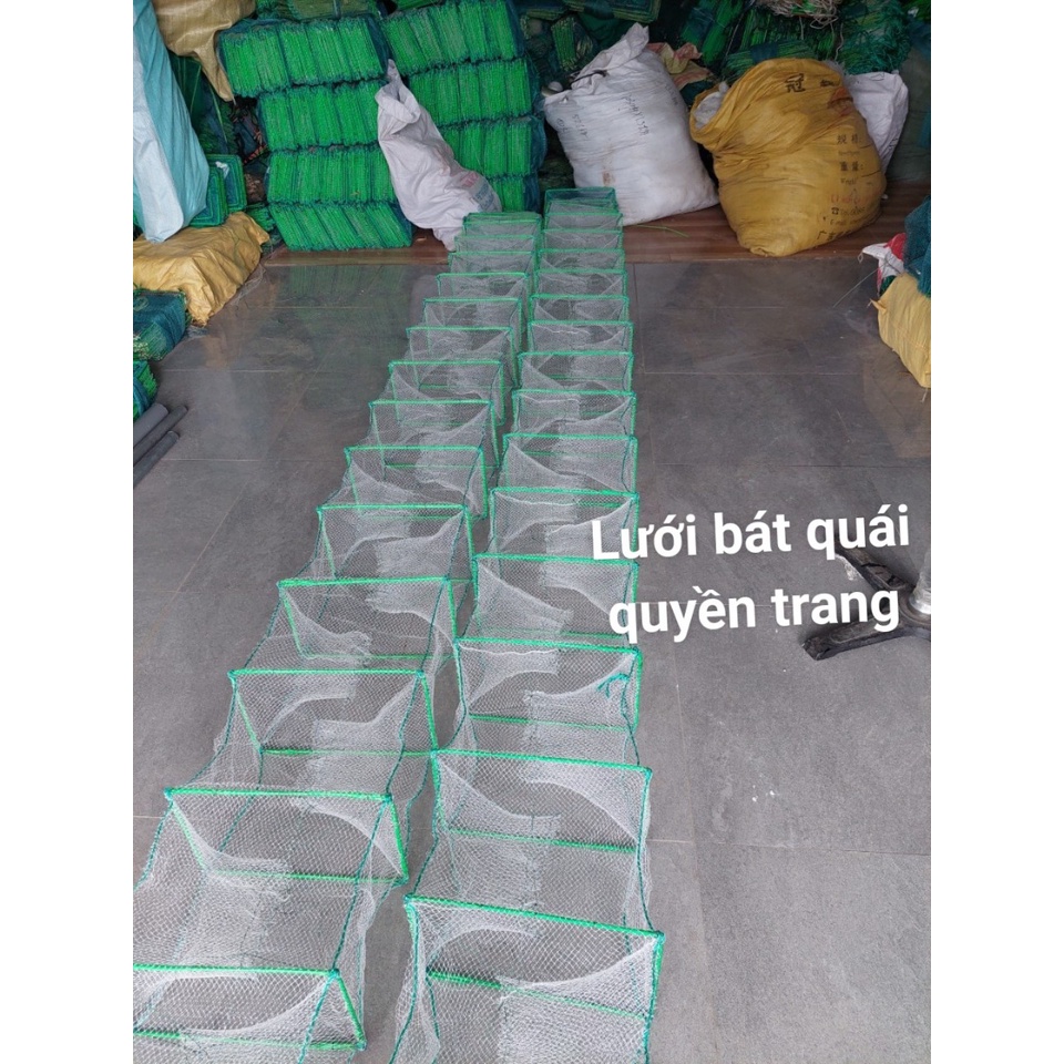 lưới lồng bát quái 29 khung dài 9m khung thép cứng ,bắt tôm ,cua cá..
