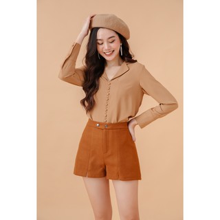 Quần short vải dạ 2 khuy - 20Again
