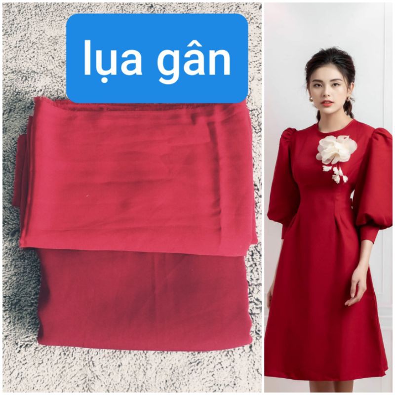 vải lụa gân