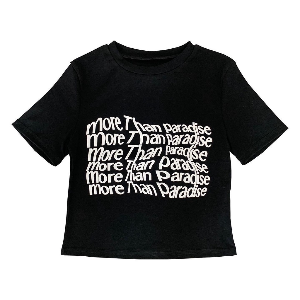 Áo Croptop cộc tay  MORETHAN