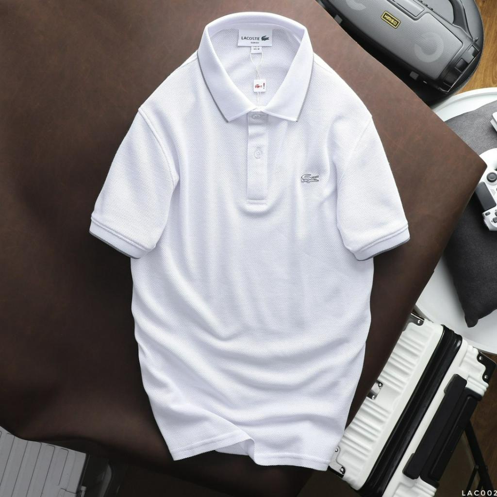 Áo Polo Nam Lcst Ngắn Tay Cổ Viền Nhỏ, Form slim, vải cvc chính phẩm thấm hút mịn màng, Hàng Dư Xịn PL21