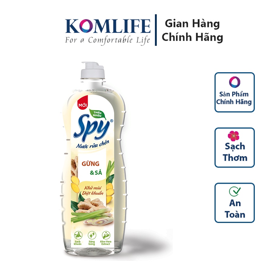 Nước rửa chén bát SPY thiên nhiên 380ml