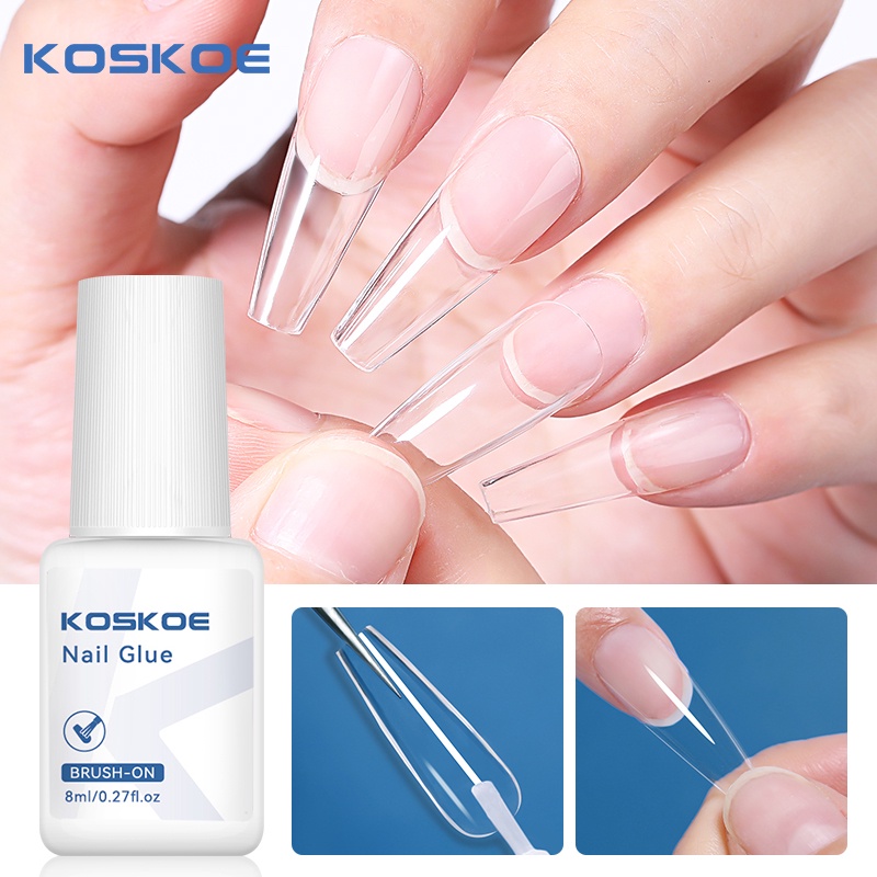 Keo Dán Móng Giả KOSKOE 8ml Nhanh Khô