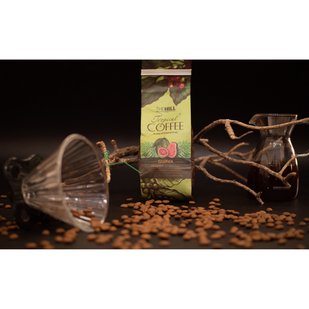 Cà Phê The Hill Dòng Trái Cây (Tropical Coffee) - Ổi (Guava) 200g (Dạng hạt) (Túi) - CTF002