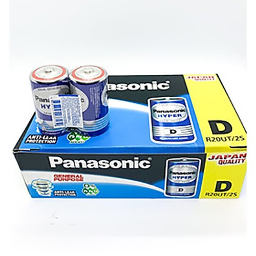 Pin Đại Panasonic. 1 hộp 24 viên. Cỡ Đại D. Made in Indonesia. Vi Tính Quốc Duy