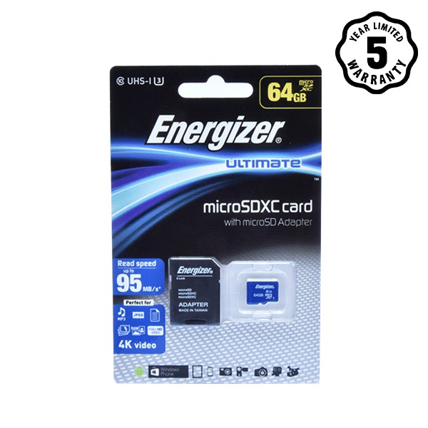 Thẻ nhớ Energizer UL Micro SDXC Card 64GB