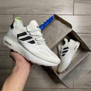 [FREE SHIP] GIÀY THỂ THAO NAM NỮ ADIDAS ZX 2K BOOST CREAM BLACK & WHITE (FULL BOX+ HÌNH THẬT+PHỤ KIỆN)