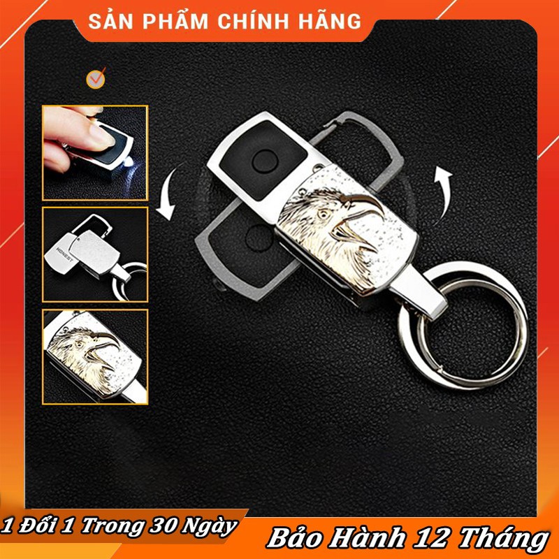 [HÀNG XỊN] Móc khóa xe ô tô xe máy Honest BCK2-605, chất liệu inox không rỉ, thiết kế đẹp và độc lạ - Nhiều màu