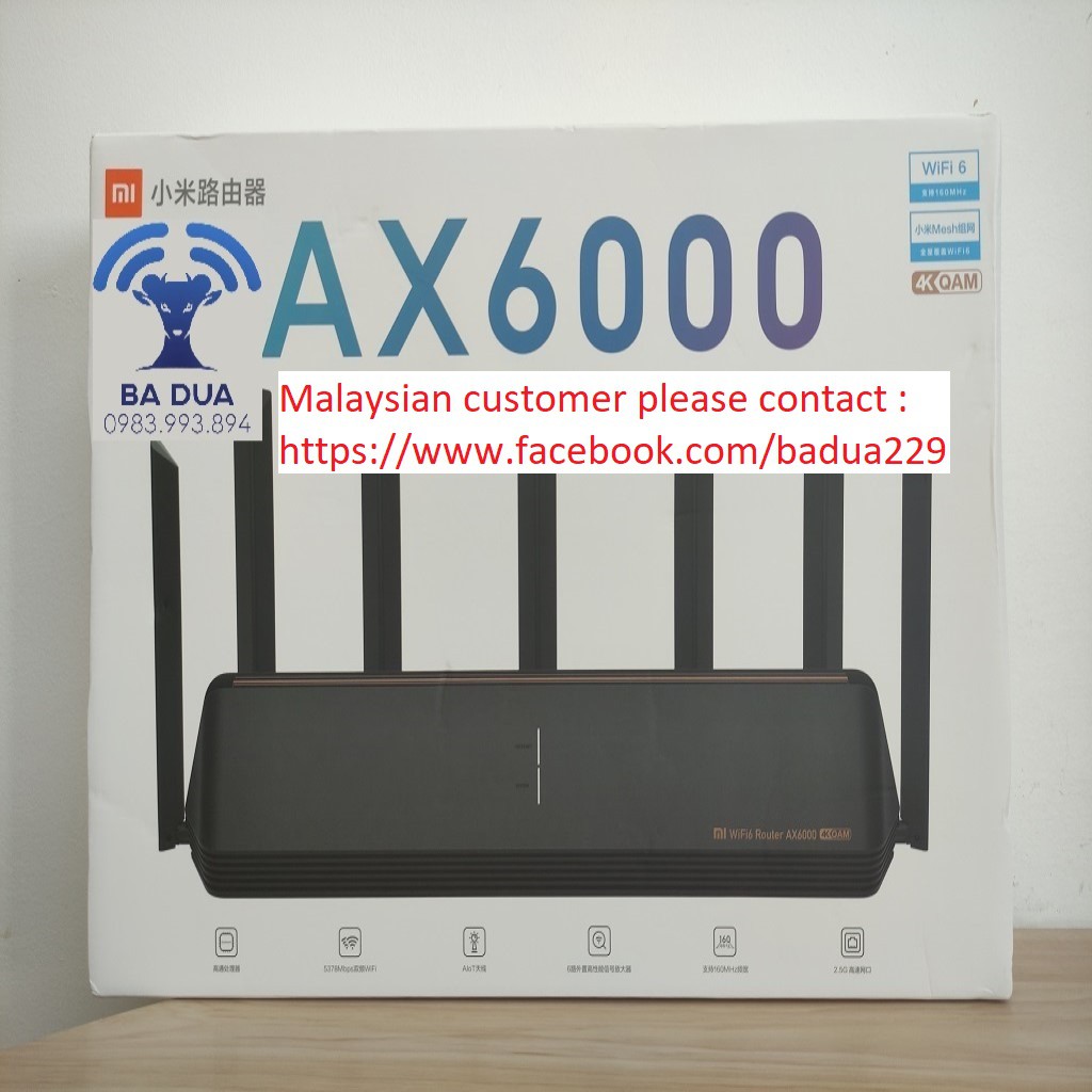 Bộ Phát Wifi Mesh Wifi 6 6E Xiaomi AX6000